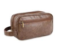 GmeDhc Beauty case da uomo, impermeabile, borsa da toilette con tre scomparti, borsa da lavaggio per uomo con una borsa umida e una asciutta, beauty case da uomo, borsa da toilette, Fashion