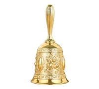 GmeDhc Campanella a Mano, Campana con Maniglia, Campanello Reception | Dinner Bell, per Hotel Reception Reception, Ristorante Eventi di Nozze, Decorazione Natalizia