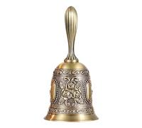 GmeDhc Campanella a Mano, Campana con Maniglia, Campanello Reception | Dinner Bell, per Hotel Reception Reception, Ristorante Eventi di Nozze, Decorazione Natalizia
