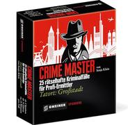 Gmeiner 581567 - Gioco di carte “Crime Master”, tema: crimini (lingua italiana non garantita)