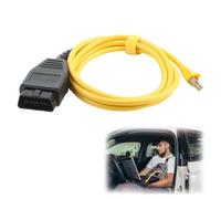 Gments Cavo da OBD a Ethernet per BMW, interfaccia ENET OBD2 da 1,8 m, codifica cavi Rj45, moduli di programmazione singoli serie F, nascondono la linea dati ENET E-sys Icom per strumenti di