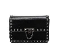 GMGQJST Borsa Borchie Borse a tracolla piccole con rivetto for donna Borsa a tracolla stile punk con patta a catena Borse in pelle PU Borse da donna firmate