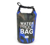 GMGQJST Borsa Impermeabile Mare Borsa stagna impermeabile for donne e uomini, 2/5/10/15/20/30 litri, borsa sportiva for nuoto, canottaggio, kayak, rafting, trekking sul fiume.(A2 2L-Single strap)