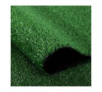 GMGQJST Erba Sintetica Artificiale Prato Prato Sintetico Realistico Giardino Esterno for Interni Paesaggio Balcone Scuole Fai-da-Te Tappetino for Verde(Dark Green,1pc 200x50cmx1.5cm)