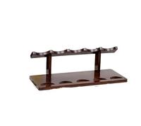 GMGQJST Portabottiglie Vino Espositore for bottiglie di vino in legno, resistente all'umidità e all'usura, accessorio vintage for cucina e sala da pranzo(Five)