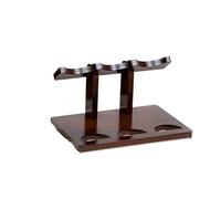 GMGQJST Portabottiglie Vino Espositore for bottiglie di vino in legno, resistente all'umidità e all'usura, accessorio vintage for cucina e sala da pranzo(Three)