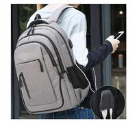GMGQJST Zaino Scuola Zaino di grande capacità Zaini for laptop da uomo 15.6 Borse da scuola superiore Oxford Zaino for studenti universitari for ragazzi universitari(Top Dark Grey,50x35x19 cm)