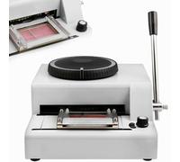 GmhXylophyte Goffratrice Carte Manuale, Macchina Goffratura Carte in PVC, Goffratrice Manuale Lettere, per Carte D'Identità, Carte Club VIP, Preciso E Chiaro