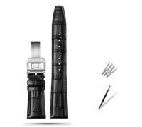 GMJGCIRVC 20mm 21mm 22mm Cowhide Leather Watch Band Replacement for Porotfino Family PILOT'S Watches Strap Folding Buckle