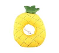 GMJGCIRVC Colletto di gatto a forma di ananas regolabile anello elisabettiano per gatti collare protettivo durevole morbido leggero per lesioni delle ferite eruzioni cutanee