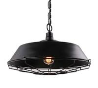GMJGCIRVC R Industrial Style Metal Pendant Light, Creative Hollow Hanging Lamp Lampshade, E27screw Single-Head, Creative Bar Decoration Lighting Fixtures
