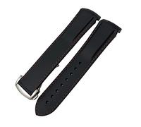 GMJGCIRVC Rubber Silicone Watchband 19mm 20mm 21mm 22mm,For Hydroconques Conquest VHP Waterproof Sport Watch Strap