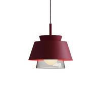 GMJGCIRVC Simple Style Iron, Personalized Glass Pendant Lamp Shade, Flush Mount Single-Head Hanging Light, Balcony Bar Decoration Pendant Light, E27screw Lighting Fixtures