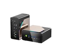 GMKtec AI Mini PC Ultra 9 285H (Turbo 5,4 GHz) 64 GB DDR5 1TB PCIe 4.0 SSD Mini computer da gioco 3 slot di espansione M.2, Oculink, display quadruplo 8K EVO-T1