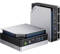GMKtec EVO-X2 Mini PC AI AMD Ryzen AI Max+ 395 (fino a 5,1GHz) Mini PC Gaming, 96GB LPDDR5X 8000MHz (8GB*8), SSD PCIe 4.0 da 1TB, Display 8K a Quattro Schermi, WiFi 7 & USB4, Lettore di Schede SD 4.0