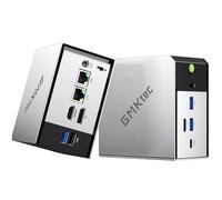 GMKtec M8 Mini PC, Supporto 3 anni, AMD Ryzen 5 PRO 6650H supera 5825U/7430U, 16GB LPDDR5 6400 1TB SSD, OCuLink, USB4, Dual LAN 2.5G, WiFi 6E, 4 Schermi, Mini Computer per Ufficio e Gaming