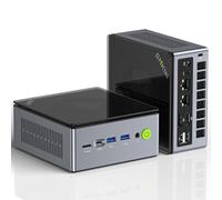 GMKtec Mini PC Gaming M7 con AMD Ryzen 7 PRO 6850H (8C/16T 4.70GHz), Dual NIC LAN 2.5G, Computer Desktop, 32GB DDR5 RAM + SSD PCIe da 1TB, Dual USB4, HDMI 2.1, USB-C, Mini Computer