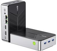 GMKtec Mini PC N150 Ubuntu Linux NAS G9 Dual Boot Linux+OS Micro Desktop Computer 12GB DDR5 64GB eMMC + 512GB SSD Dual NIC 2.5GbE /USB-C/USB 3.2 10Gbps Memoria di rete (NAS) /4X M.2 NVMe Slots