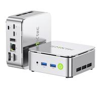 GMKtec Mini PC Ryzen 5 3500U (Superiore a 4300U/N150/N95), 16 GB RAM 512 GB M.2 SSD, Mini Computer Desktop con LAN 2,5G, Triplo Display 4K (HDMI/DP/Type C), PC Mini per Ufficio, Gaming e Casa