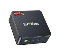 GMKtec Mini PC Ryzen 6600H, M6 Gaming Desktop Computer Dual NIC LAN 2.5G, AMD R5 6600H (6C/12T hasta 4.50Ghz), 32G DDR5 RAM + 1TB PCle SSD, WiFi 6E, USB 4.0, BT 5.2, HDMI
