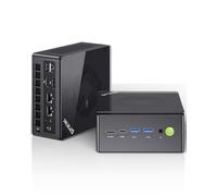 GMKtec Mini PC Ryzen 7 8845HS (8C/16T, fino a 5.1Ghz)K8 Plus 32 GB DDR5 2TB SSD Mini Computer con W11 PRO | Quadruplo display 4K|Tipo-C|WiFi 6|BT 5.2 |Oculink|Doppia scheda di rete 2,5G|HDMI 2.1|USB4