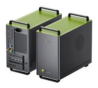 GMKtec NEO-X1 Computer PC da gioco AMD Ryzen 9 9955HX con GeForce RTX5060TI | 32GB Dual DDR5 1TB SSD, Liquid Cooling 3-Fan Design, Peak 170W Performance, Boost 5.4GHz, WiFi 7, BT5.4, 14.6L Metal Chassis