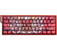 GMKWTL XVX Shine Through Dragon, copritasti per tasti Double Shot PBT, tappi per tastiera stampati laterali con sublimazione del colore, set completo di keycap adatti per switch Gateron Cherry MX