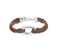 GMLRTOSPT Braccialetti in Pelle, Braccialetti in Acciaio Inossidabile Multistrato Intrecciati per Uomo e Donna, Gioielli-2