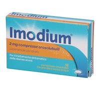 Gmm Farma Imodium 2mg - Trattamento Diarree Acute 12 Compresse Orosolubili