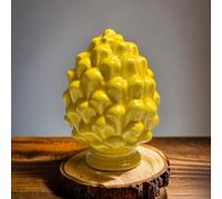 GMM Statue Siciliane, Sculture Artistiche, Decorativa, Ornamentale, Soprammobile Design Siciliano, Oggetto tipico, Bomboniera 10CM H (Ceramica.giallo)