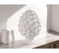 GMM Statue Siciliane, Sculture Artistiche, Decorativa, Ornamentale, Soprammobile Design Siciliano, Oggetto tipico, Bomboniera 10CM-H (Ceramica - Bianco)