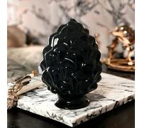 GMM Statue Siciliane, Sculture Artistiche, Decorative, Ornamentali, Soprammobile di Design Siciliano, Oggetto tipico, Bomboniera 10CM H (Ceramica-nero)