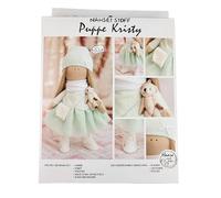 GMMH Kit per creare bambole morbide, lavabili 40 cm, Kristy, Tinta unita, Tessuto, Capelli, Accessori decorativi