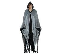 Gmokluytw Cape di haloween con cappuccio - costume unisex lungo - cappotto di mago, vampiro, principe o - costume per casa stregata, cosplay, accessorio per feste, tessuto resistente, luce, 190 cm