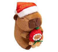 Gmokluytw Capibara farcito - Simpatica bambola animale morbida e abbracciabile | Regalo di Natale PelucheH Cuscini Decorazione per bambini, ragazze, ragazzi | Accogliente da tiro Capybar per cam