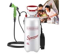 Gmokluytw Doccia Portatile - Accessorio da Campeggio - Dispenser Multifunzione 8L per Viaggio Escursione Outdoor Dormitorio Auto Spiaggia Hotel - Rubinetto Mobile per Lavaggio E Igiene Personale