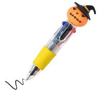 Gmokluytw Penna Multicolore | Penna a 4 Colori Tema Halloween,Scrittura Morbida Articoli Di Cancelleria Vari Per Disegno Vacanze Studio Scuola Classe Ragazzi