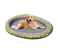 Gmokluytw Piscina per cani, Piscina Gonfiabile per Cani, Zattera da Piscina Gonfiabile in Vinile - Galleggiante per Piscina per Cane e Pieghevole Giocattolo di Gioco Acquatico Divertimento per Cani