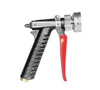 Gmokluytw Pistola ad alta pressione per tubo da giardino, ugello con attacco rapido e anello di tenuta, 2 tipi di getto, regolabile, per terrazza, giardino, auto, esterno