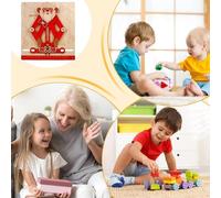 Gmokluytw Puzzle In Legno Per La Prima Infanzia,Giocattolo Interattivo 3D Scimmia Matematica | Puzzle Meccanici Per La Prima Infanzia | Attività Prescolastiche Per Ragazzi E Bambine