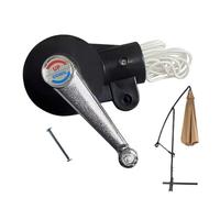 Gmokluytw Ricambio per Manovella,Manovella con Cordino per Ombrellone | Impugnatura Antiscivolo, Pezzo di Ricambio per Parasole da Balcone Giardino Piscina Picnic Cortile