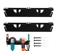 Gmokluytw Supporto Smerigliatrice | a Parete per Smerigliatrice Angolare | 2 Pezzi Organizzatore Utensili Elettrici Con 2 Slot Per Trapano Levigatrice E Macchina Taglio
