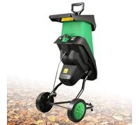 GmpTzitzith Biotrituratore Elettrico Automatico per Legno e Foglie 2400W, 4500 Giri/Min, Sacchetto di Raccolta 50L, per Rami Fino a 40 mm, Ideale per Giardino e Compostaggio