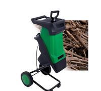 GmpTzitzith Trituratore Elettrico da Giardino 2400W, 4500 Giri/Min, Mobile con Ruote, Protezione da Sovraccarico, per Rami Fino a 40mm e Pulizia del Giardin