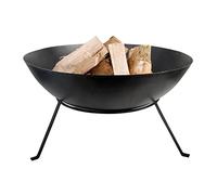 GMR Trading Braciere Esterno Diana - Braciere da Giardino Fonte di Calore e BBQ, Acciaio Antiruggine, Foro Drenaggio, Altezza Perfetta, Maniglie Laterali