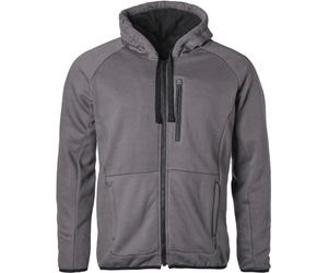 GMS Aras Felpa con cappuccio e zip da moto, grigio, taglia M per maschi