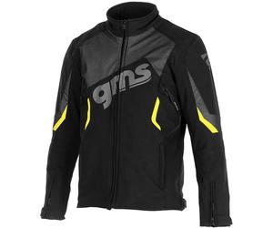 GMS Arrow Giacca Moto Softshell, nero-giallo, taglia M per maschi