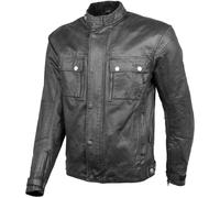GMS Austin Evo Giacca cerata moto, nero, taglia L per maschi