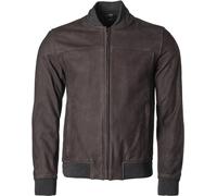 GMS Castillo Giacca in pelle da moto, marrone, Taglia 4XL