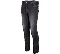 GMS Cobra Jeans da moto, nero, taglia 36 per maschi